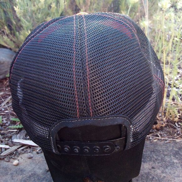 Deadstock Vintage AJD Blank Two Tone Snap Trucker Hat - Picture 3 of 6